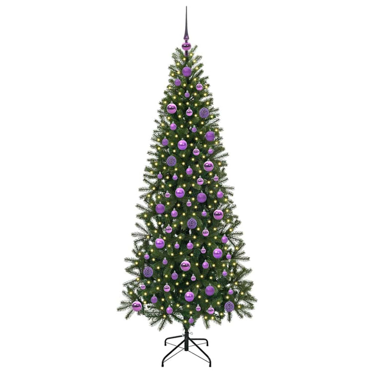 Künstlicher Weihnachtsbaum von Vidaxx mit 300 LEDs mit standardmäßigem grünem 180 cm PE und PVC