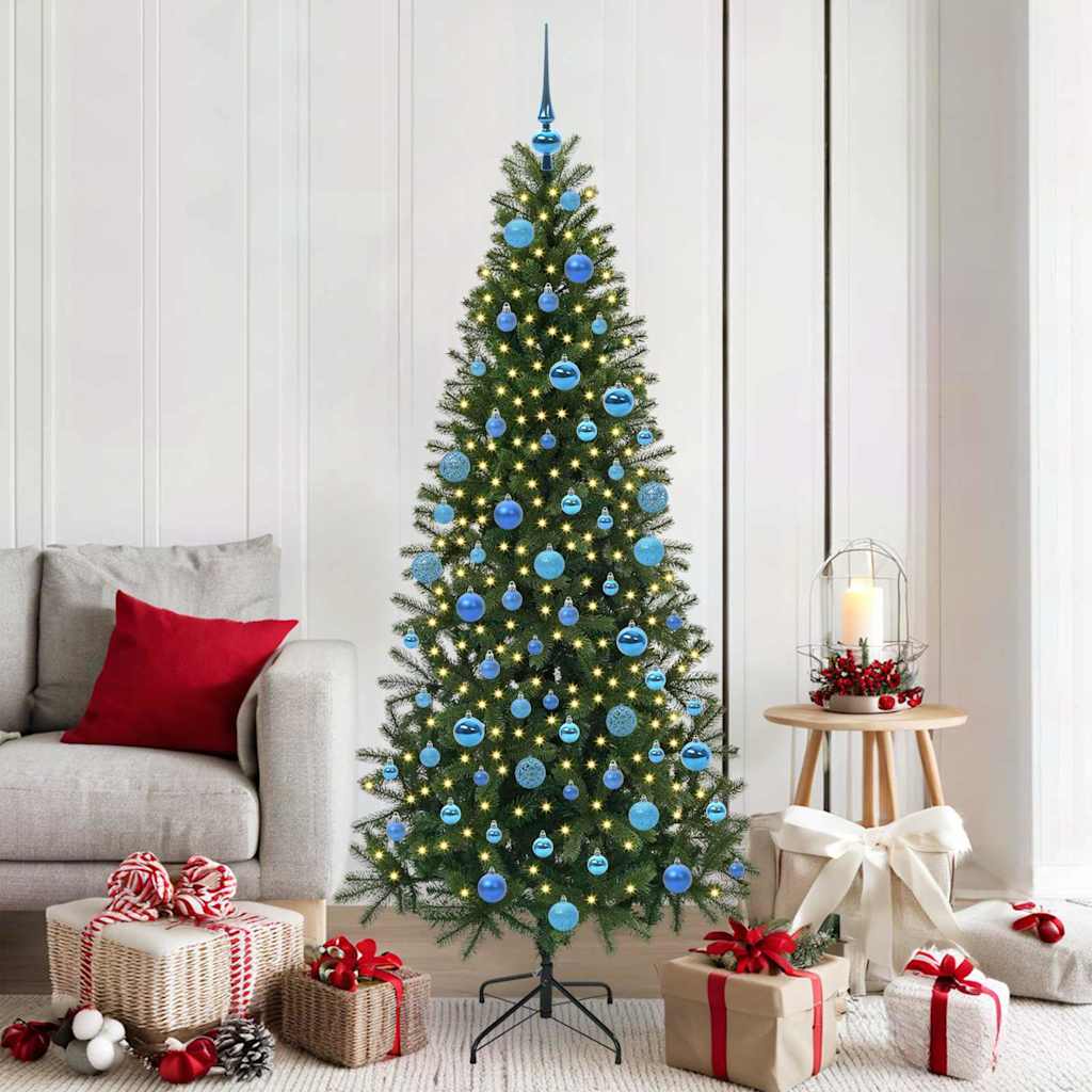 Künstlicher Weihnachtsbaum von Vidaxx mit 300 LEDs mit standardmäßigem grünem 180 cm PE und PVC