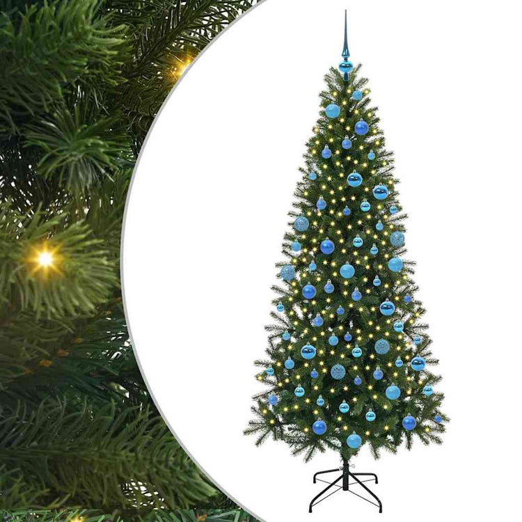 Künstlicher Weihnachtsbaum von Vidaxx mit 300 LEDs mit standardmäßigem grünem 180 cm PE und PVC