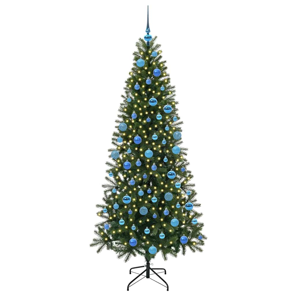Künstlicher Weihnachtsbaum von Vidaxx mit 300 LEDs mit standardmäßigem grünem 180 cm PE und PVC