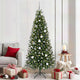Vidaxx Künstlicher Weihnachtsbaum mit 300 LEDs mit standardmäßigem grünem 210 cm PE und PVC