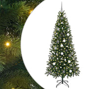 Vidaxx Künstlicher Weihnachtsbaum mit 300 LEDs mit standardmäßigem grünem 210 cm PE und PVC - afbeelding 2