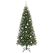 Vidaxx Künstlicher Weihnachtsbaum mit 300 LEDs mit standardmäßigem grünem 210 cm PE und PVC - afbeelding 3