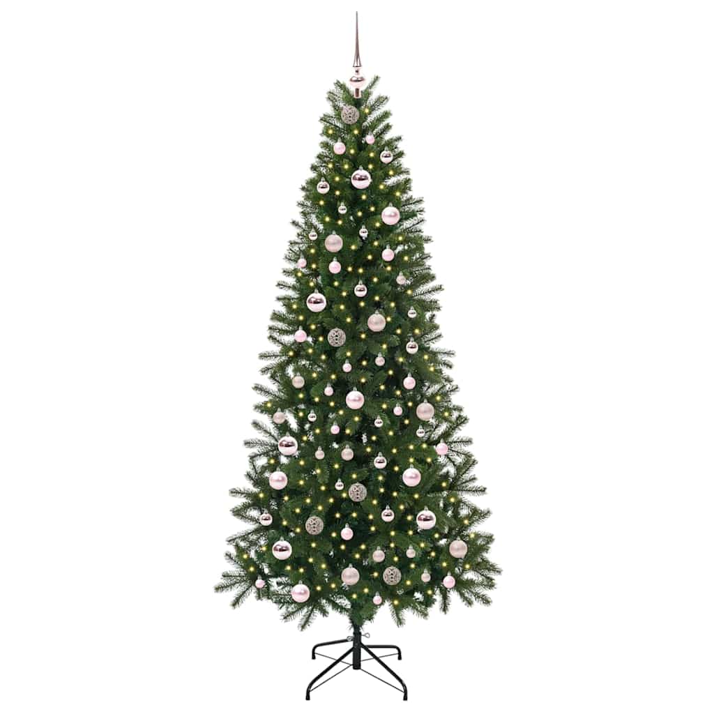 Vidaxx Künstlicher Weihnachtsbaum mit 300 LEDs mit standardmäßigem grünem 210 cm PE und PVC
