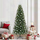 Vidaxx Künstlicher Weihnachtsbaum mit 300 LEDs mit standardmäßigem grünem 210 cm PE und PVC