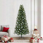 Vidaxx Künstlicher Weihnachtsbaum mit 300 LEDs mit standardmäßigem grünem 210 cm PE und PVC - afbeelding 1