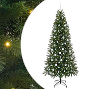 Vidaxx Künstlicher Weihnachtsbaum mit 300 LEDs mit standardmäßigem grünem 210 cm PE und PVC - afbeelding 2