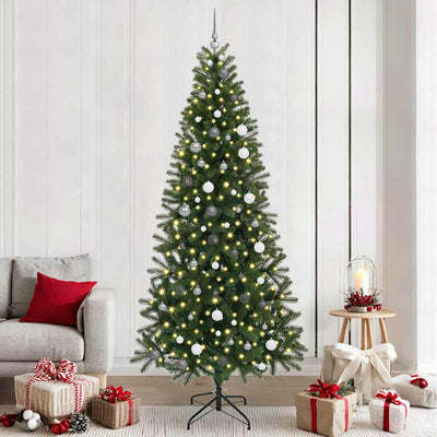 Künstlicher Weihnachtsbaum von Vidaxx mit 300 LEDs mit standardmäßigem grünem 240 cm PE und PVC