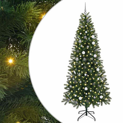 Künstlicher Weihnachtsbaum von Vidaxx mit 300 LEDs mit standardmäßigem grünem 240 cm PE und PVC