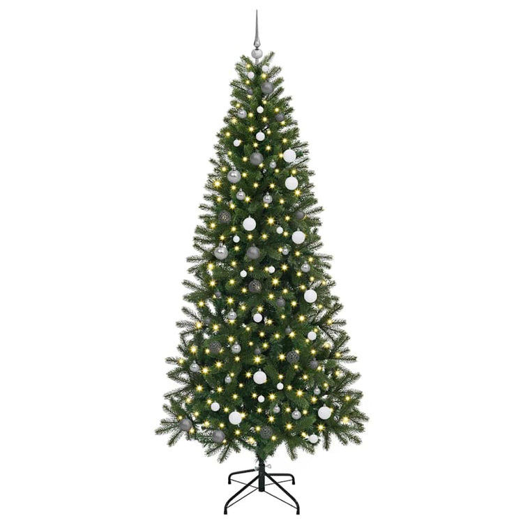 Künstlicher Weihnachtsbaum von Vidaxx mit 300 LEDs mit standardmäßigem grünem 240 cm PE und PVC