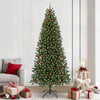 Künstlicher Weihnachtsbaum von Vidaxx mit 300 LEDs mit standardmäßigem grünem 240 cm PE und PVC