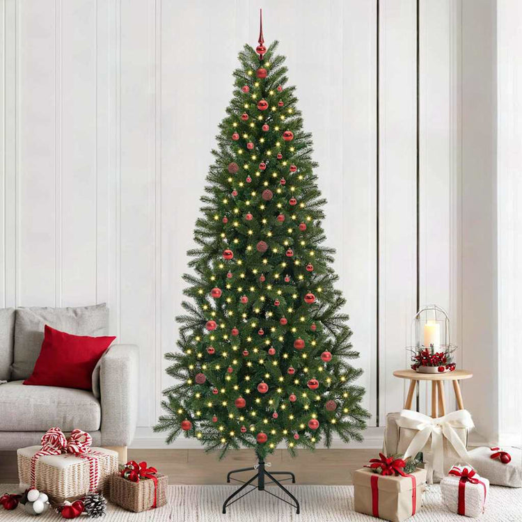Künstlicher Weihnachtsbaum von Vidaxx mit 300 LEDs mit standardmäßigem grünem 240 cm PE und PVC