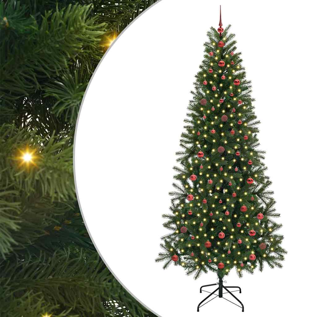 Künstlicher Weihnachtsbaum von Vidaxx mit 300 LEDs mit standardmäßigem grünem 240 cm PE und PVC