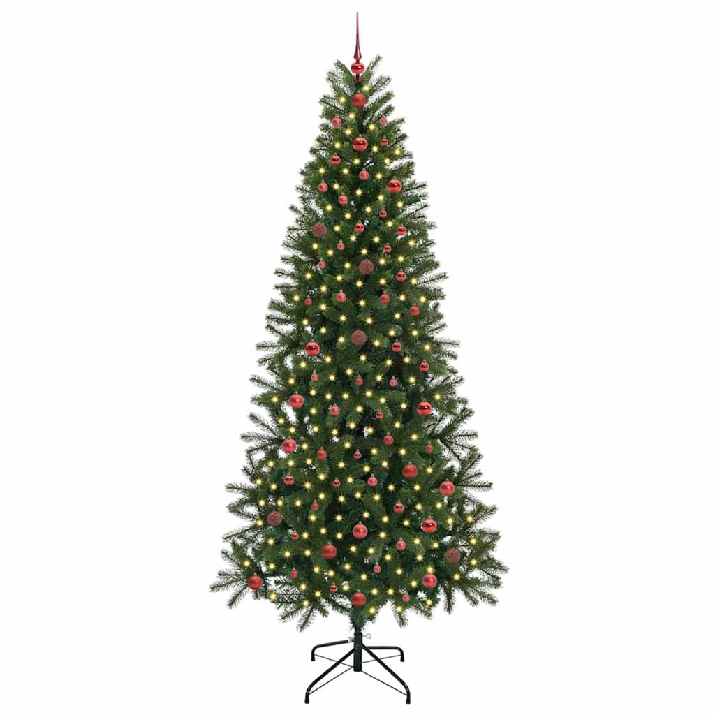 Künstlicher Weihnachtsbaum von Vidaxx mit 300 LEDs mit standardmäßigem grünem 240 cm PE und PVC