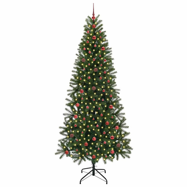 Künstlicher Weihnachtsbaum von Vidaxx mit 300 LEDs mit standardmäßigem grünem 240 cm PE und PVC