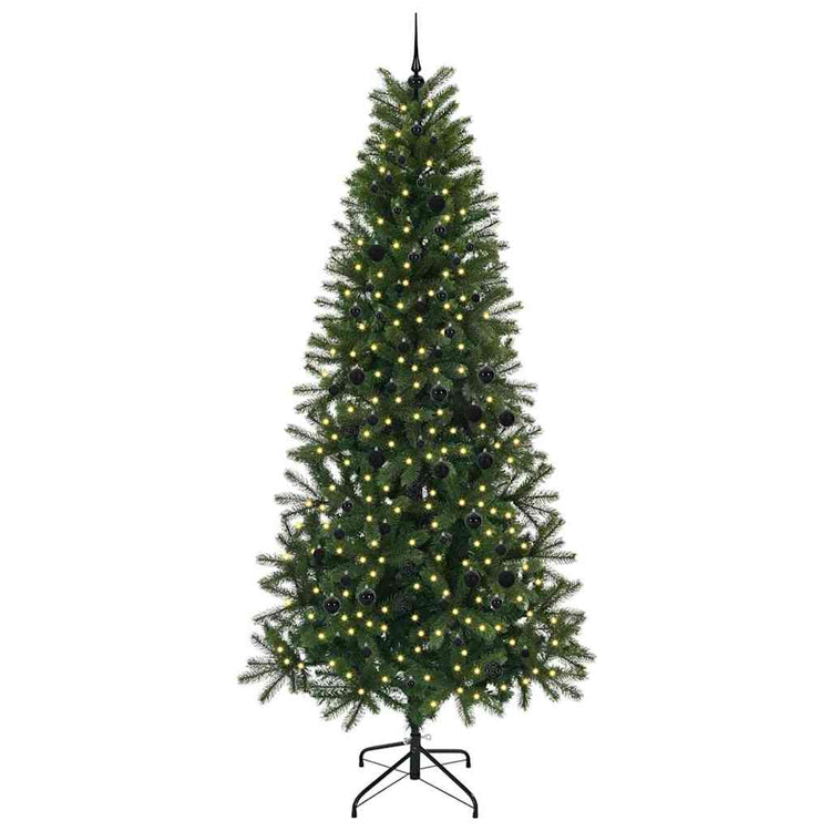 Künstlicher Weihnachtsbaum von Vidaxx mit 300 LEDs mit standardmäßigem grünem 240 cm PE und PVC