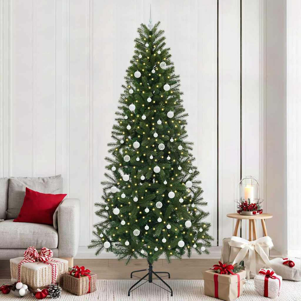 Künstlicher Weihnachtsbaum von Vidaxx mit 300 LEDs mit standardmäßigem grünem 240 cm PE und PVC