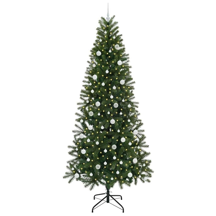 Künstlicher Weihnachtsbaum von Vidaxx mit 300 LEDs mit standardmäßigem grünem 240 cm PE und PVC
