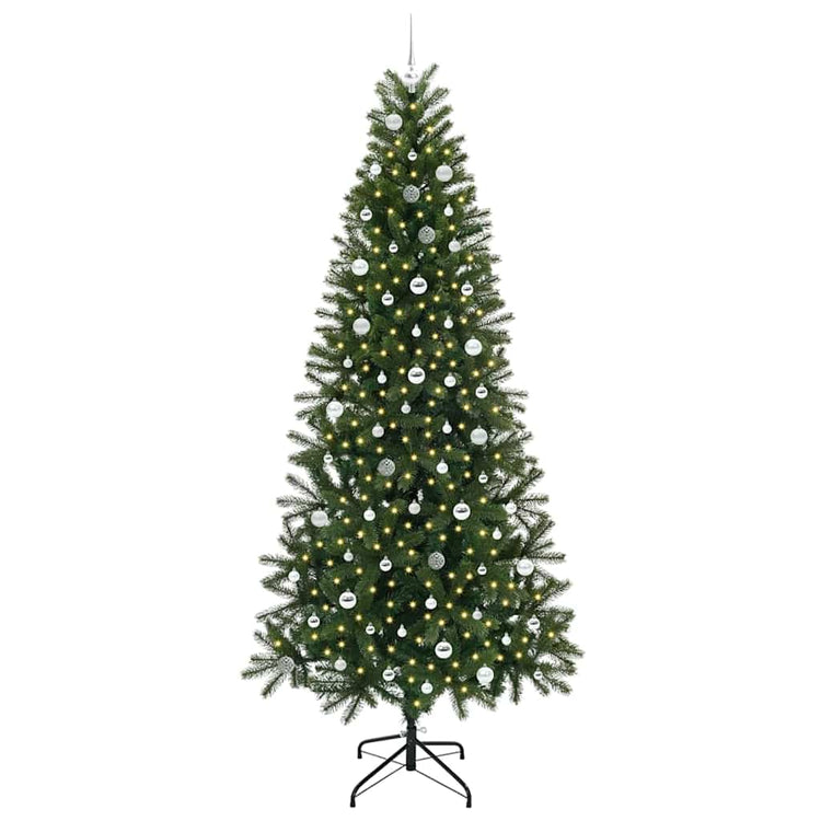 Künstlicher Weihnachtsbaum von Vidaxx mit 300 LEDs mit standardmäßigem grünem 240 cm PE und PVC