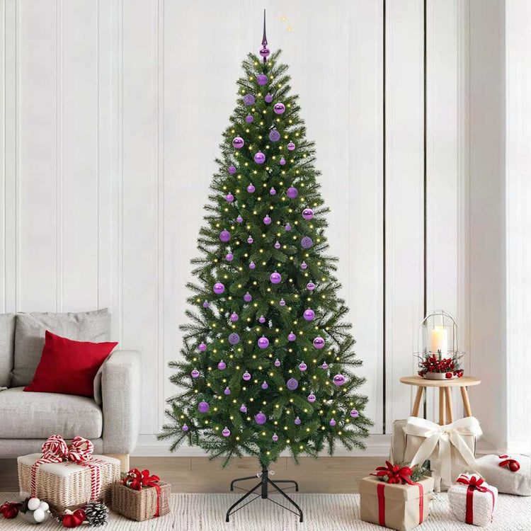Künstlicher Weihnachtsbaum von Vidaxx mit 300 LEDs mit standardmäßigem grünem 240 cm PE und PVC