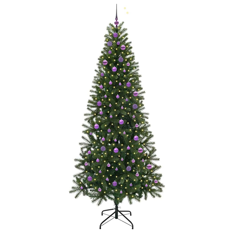 Künstlicher Weihnachtsbaum von Vidaxx mit 300 LEDs mit standardmäßigem grünem 240 cm PE und PVC