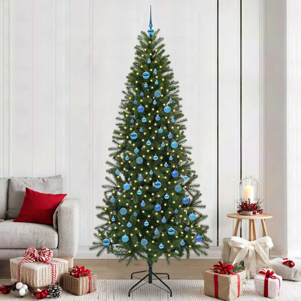 Künstlicher Weihnachtsbaum von Vidaxx mit 300 LEDs mit standardmäßigem grünem 240 cm PE und PVC