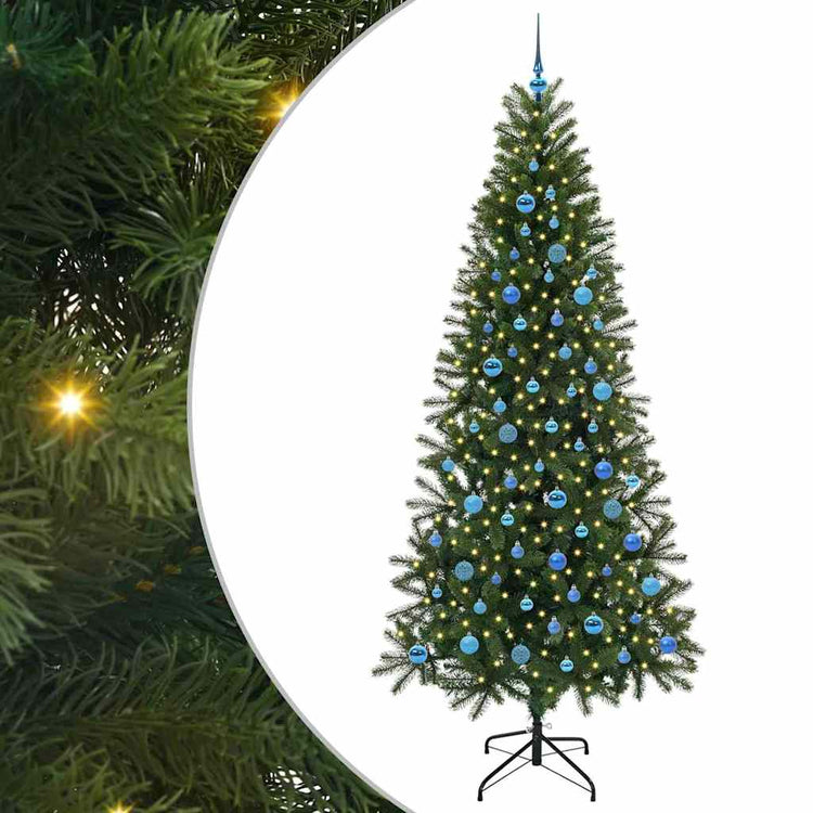 Künstlicher Weihnachtsbaum von Vidaxx mit 300 LEDs mit standardmäßigem grünem 240 cm PE und PVC