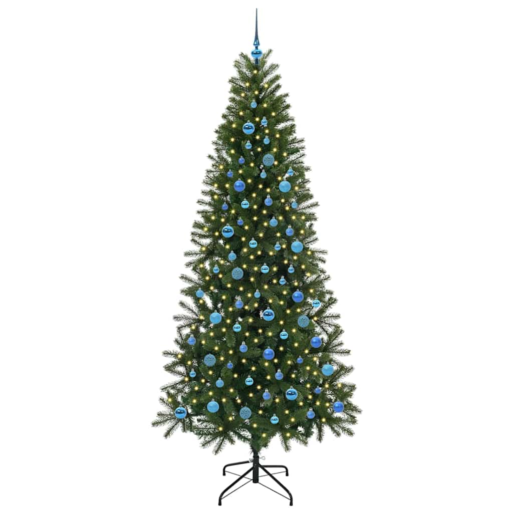 Künstlicher Weihnachtsbaum von Vidaxx mit 300 LEDs mit standardmäßigem grünem 240 cm PE und PVC