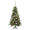 Vidaxx künstlicher klappbarer Weihnachtsbaum grün 120 cm PE und PVC