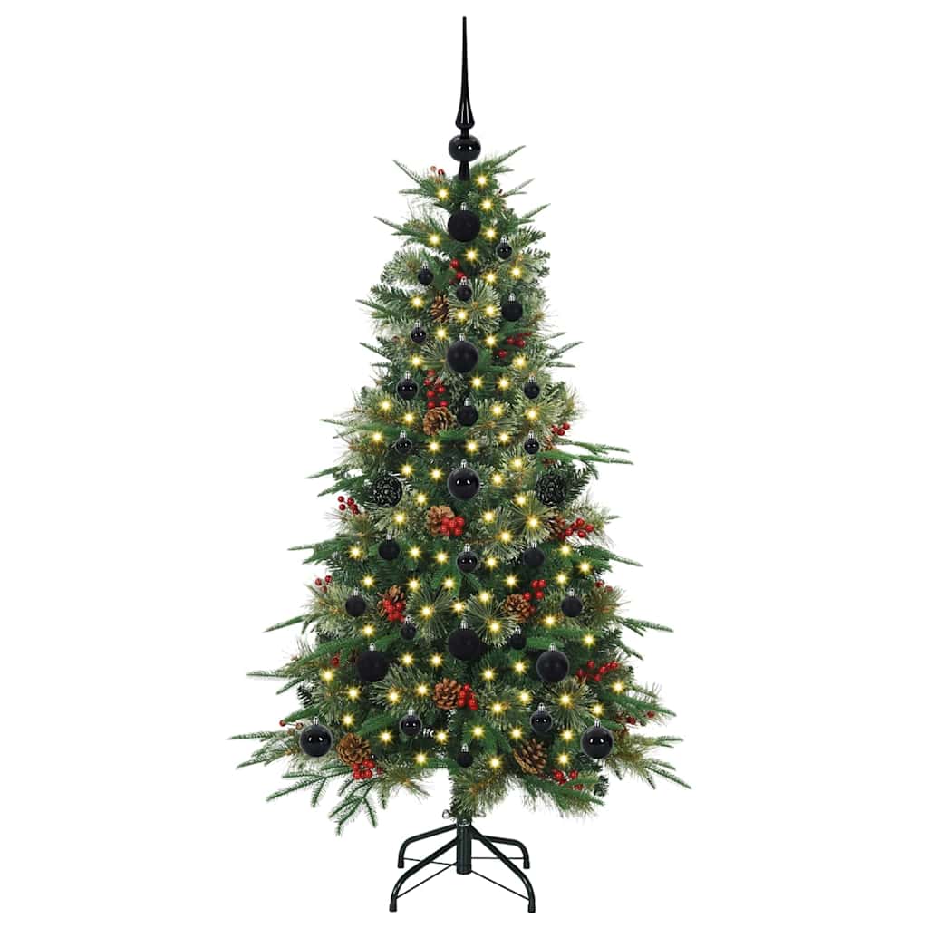 Vidaxx künstlicher zusammenklappbarer Weihnachtsbaum grün 120 cm PE und PVC