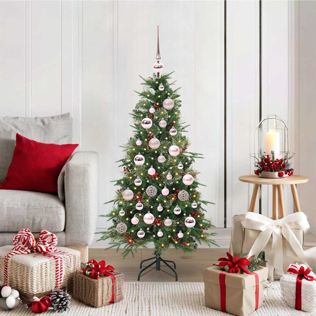 Vidaxx künstlicher zusammenklappbarer Weihnachtsbaum grün 120 cm PE und PVC