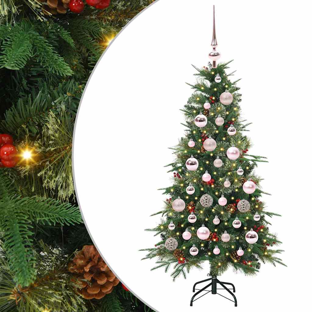 Vidaxx künstlicher zusammenklappbarer Weihnachtsbaum grün 120 cm PE und PVC