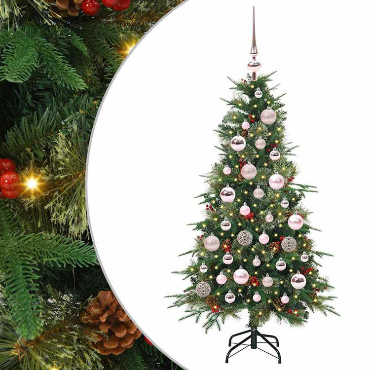 Vidaxx künstlicher zusammenklappbarer Weihnachtsbaum grün 120 cm PE und PVC