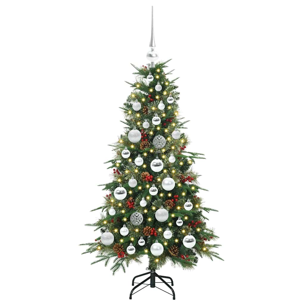 Vidaxx künstlicher zusammenklappbarer Weihnachtsbaum grün 120 cm PE und PVC