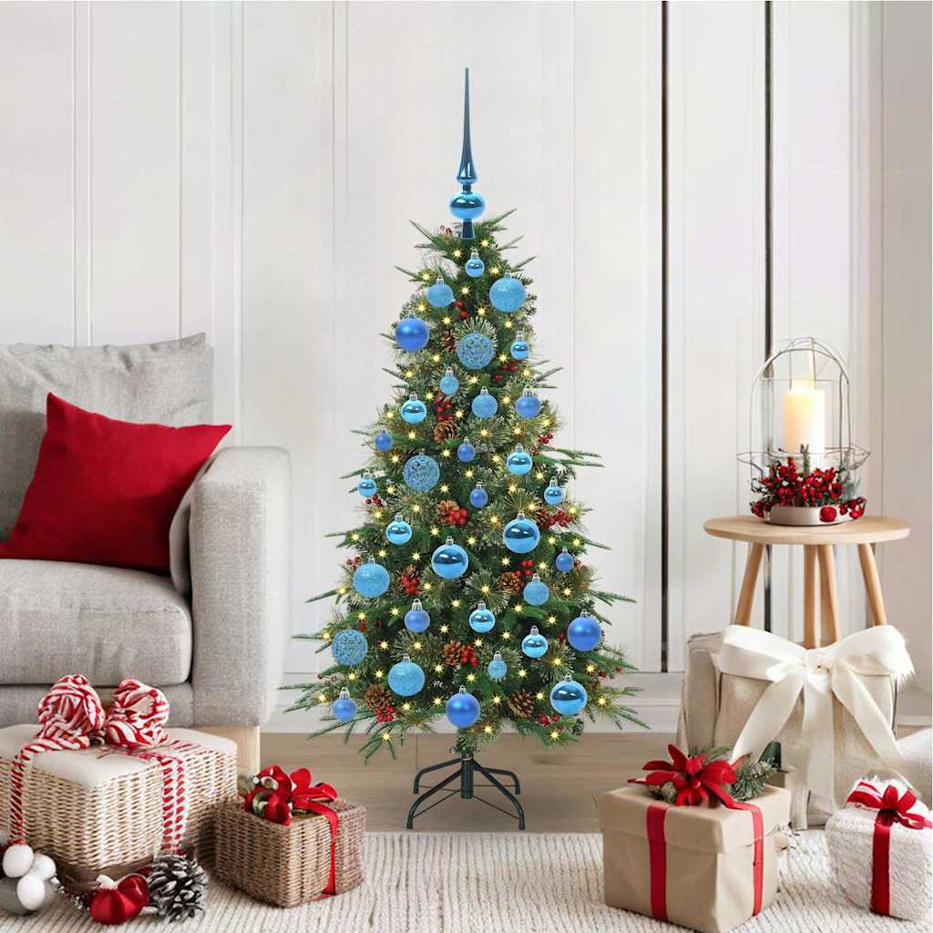 Vidaxx künstlicher zusammenklappbarer Weihnachtsbaum grün 120 cm PE und PVC