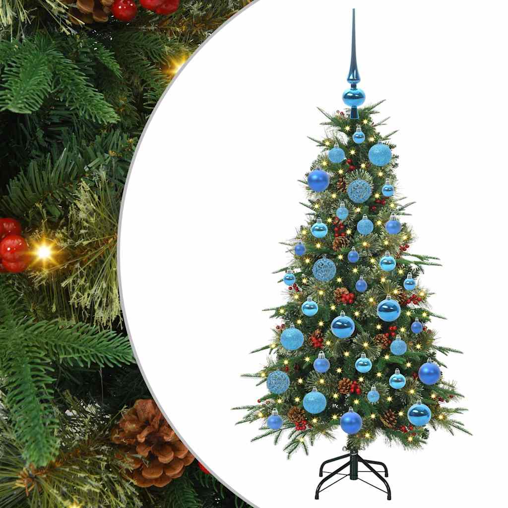 Vidaxx künstlicher zusammenklappbarer Weihnachtsbaum grün 120 cm PE und PVC