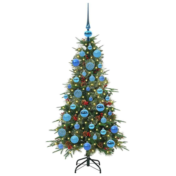 Vidaxx künstlicher zusammenklappbarer Weihnachtsbaum grün 120 cm PE und PVC