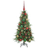 Vidaxx künstlicher zusammenklappbarer Weihnachtsbaum grün 120 cm PE und PVC