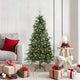 Vidaxx künstlicher klappbarer Weihnachtsbaum grün 150 cm PE und PVC