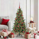 Vidaxx künstlicher klappbarer Weihnachtsbaum grün 150 cm PE und PVC
