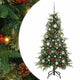 Vidaxx künstlicher klappbarer Weihnachtsbaum grün 150 cm PE und PVC