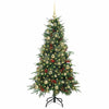 Vidaxx künstlicher klappbarer Weihnachtsbaum grün 150 cm PE und PVC