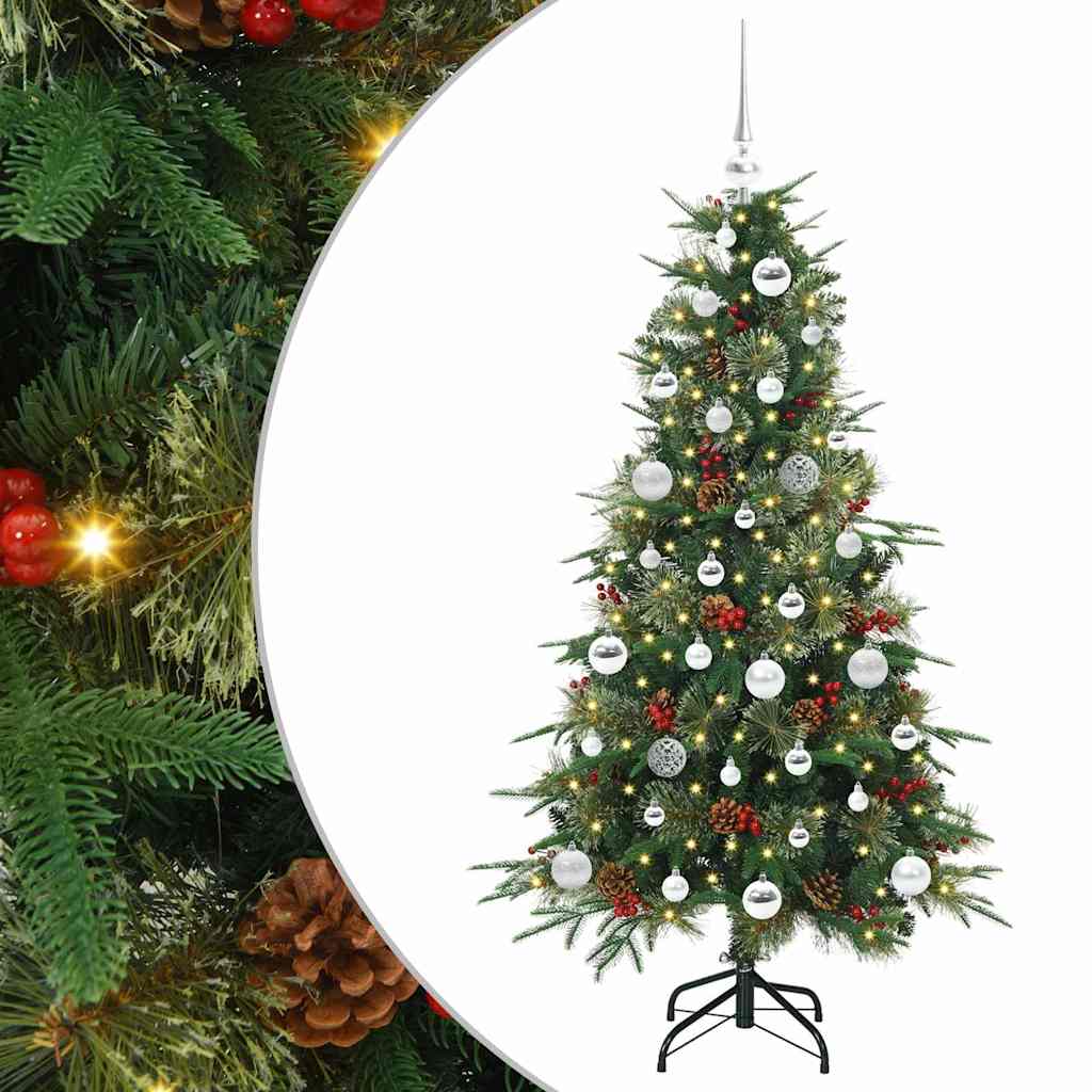 Vidaxx künstlicher klappbarer Weihnachtsbaum grün 150 cm PE und PVC