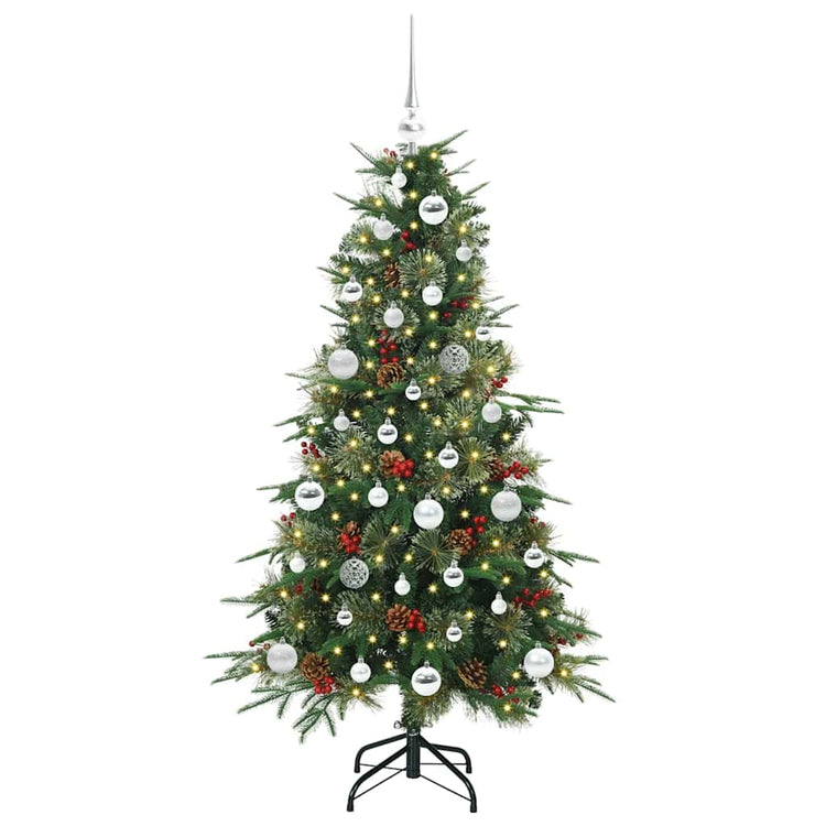 Vidaxx künstlicher klappbarer Weihnachtsbaum grün 150 cm PE und PVC
