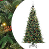 Vidaxx künstlicher klappbarer Weihnachtsbaum grün 180 cm PE und PVC