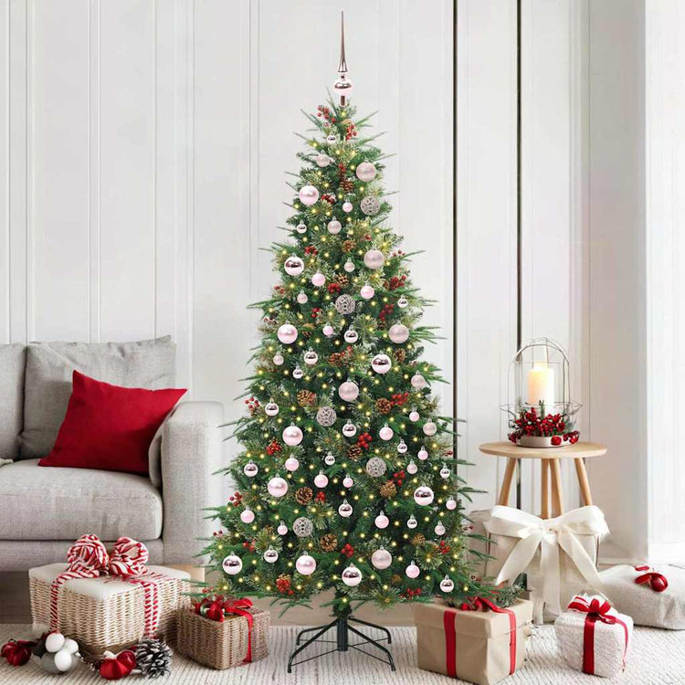 Vidaxx künstlicher klappbarer Weihnachtsbaum grün 180 cm PE und PVC