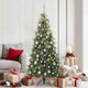 Vidaxx künstlicher klappbarer Weihnachtsbaum grün 180 cm PE und PVC