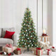 Vidaxx künstlicher klappbarer Weihnachtsbaum grün 180 cm PE und PVC