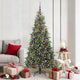 Vidaxx künstlicher klappbarer Weihnachtsbaum grün 180 cm PE und PVC