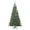 Vidaxx künstlicher klappbarer Weihnachtsbaum grün 180 cm PE und PVC